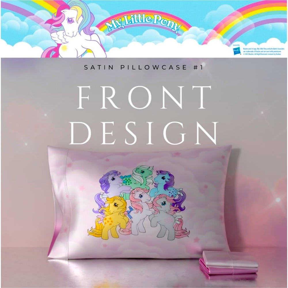 My Little Pony Beauty Silky Satin Standard Pillowcase Cover G1